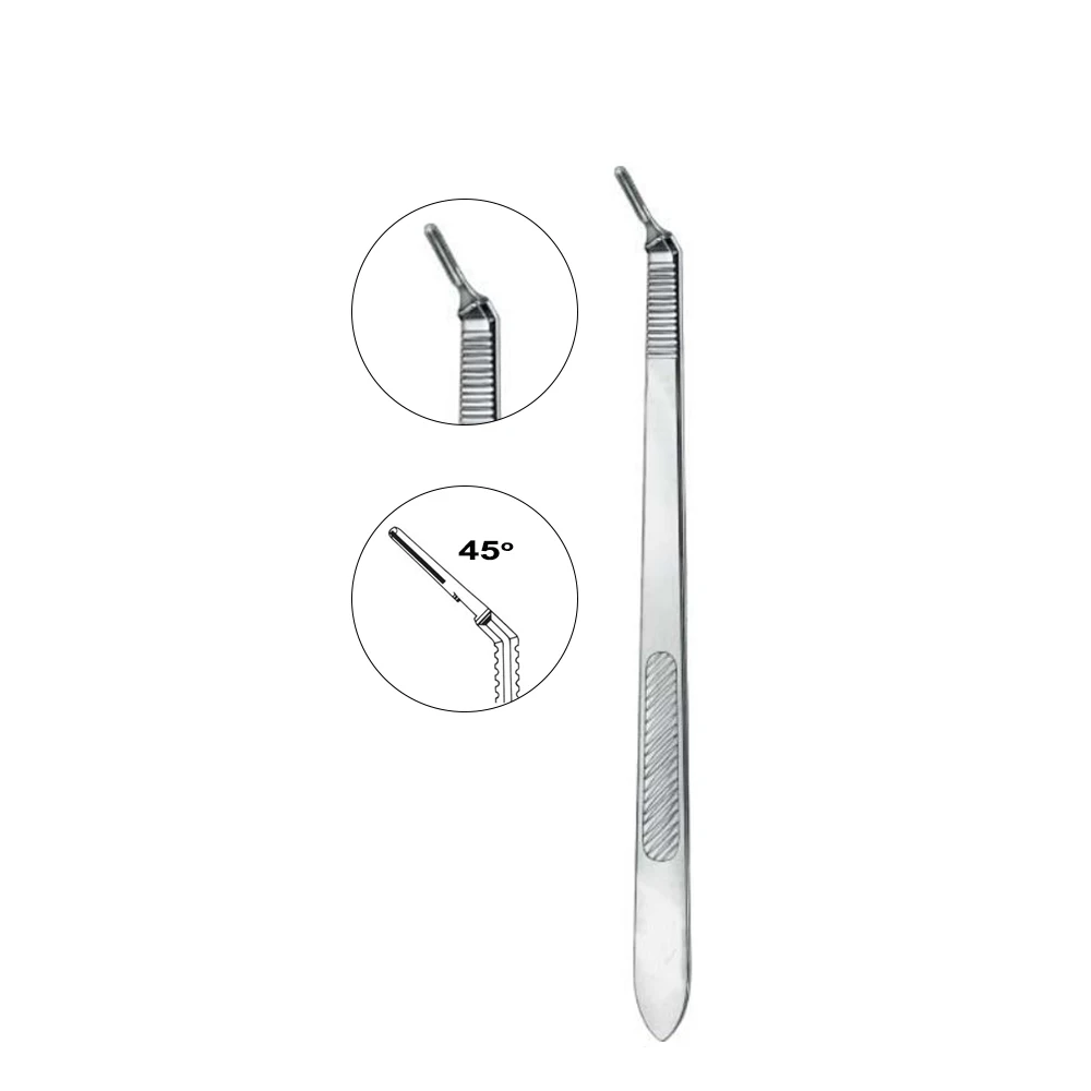 Ручка Скальпеля изогнутая вверх хирургическая хирургический нож скальпель ручка № 3 л