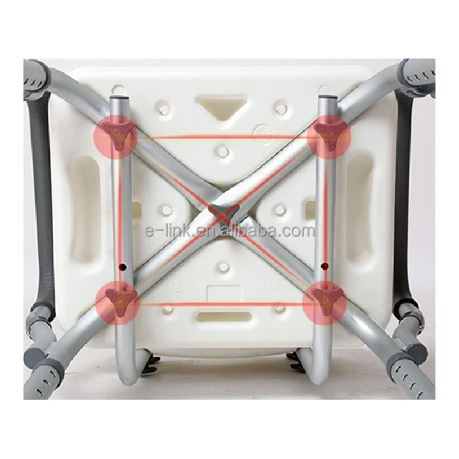 Shower Bath Chair Bench With Removable Back