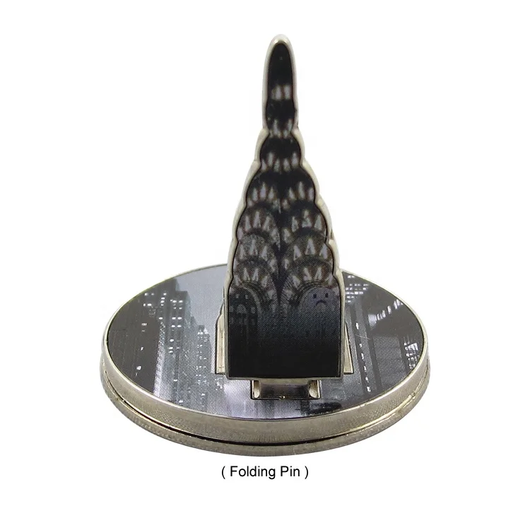 Custom Logo Folding Enamel Metal Magetic Ball Marker