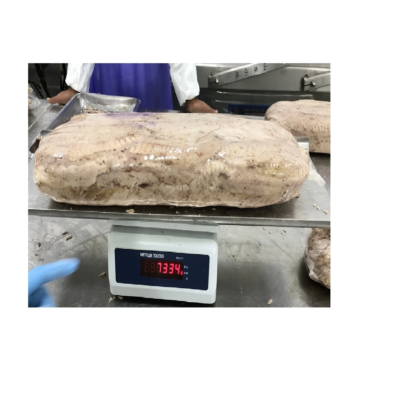 Low Sodium Low Salt Flakes 10 Percent Fillet Part Double Clean Frozen Cooked Tuna Yellowfin Loin