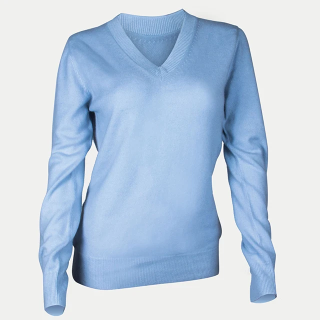 Stanadr Quality Custom Size Ladies V Neck Cashmere Sweater Buy from Leading At Reasonable Price