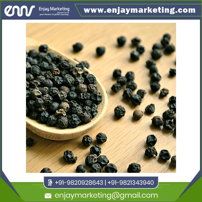 Bulk Supplier of Whole Black Pepper Bulk Export at Wholesale Price - Enjay Marketing