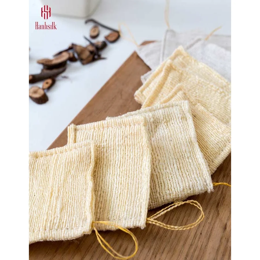 Hanhsilk Unisex Handmade Silk Makeup Remover Pads MK001