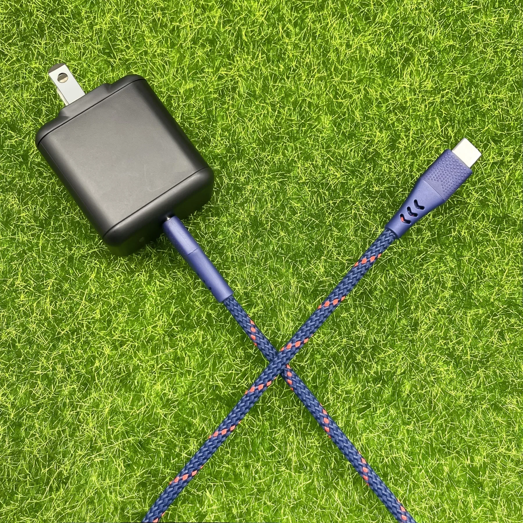 Popular Type C Charging Cable Extra Long Navy Blue Color USB C to C 2.0 3M/10ft. Nylon Braiding Cable