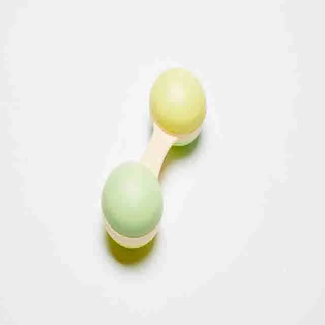 
Eco friendly High quality toy rattles Dumbbell 