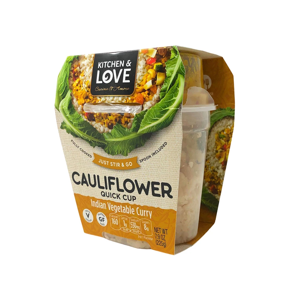 
RTE Cauliflower Meal - Indian Veg Curry Food Ready To Eat Vegan Fiber & Protein 