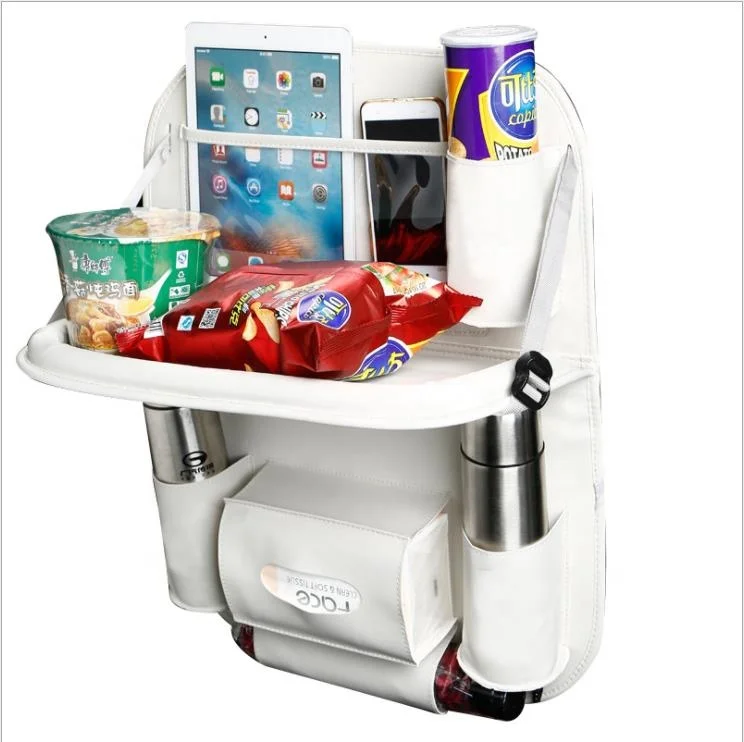 Популярный многоцелевой прозрачный Карманный автомобильный Органайзер из искусственной кожи для хранения на заднем сиденье автомобиля