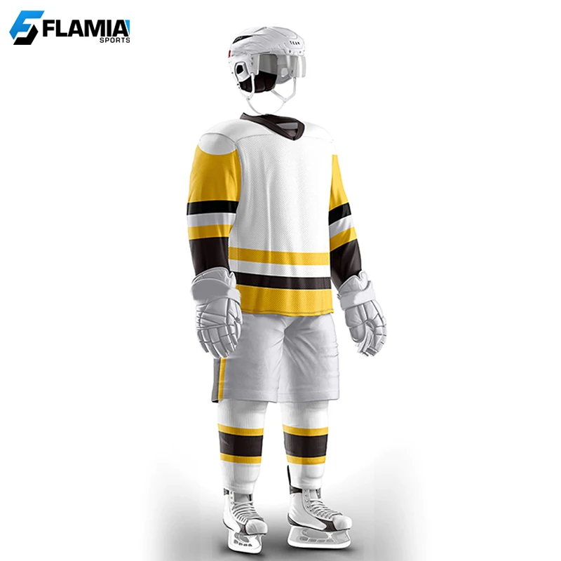  Оптовая продажа лучшее качество спортивная форма для хоккея с сублимационной печатью