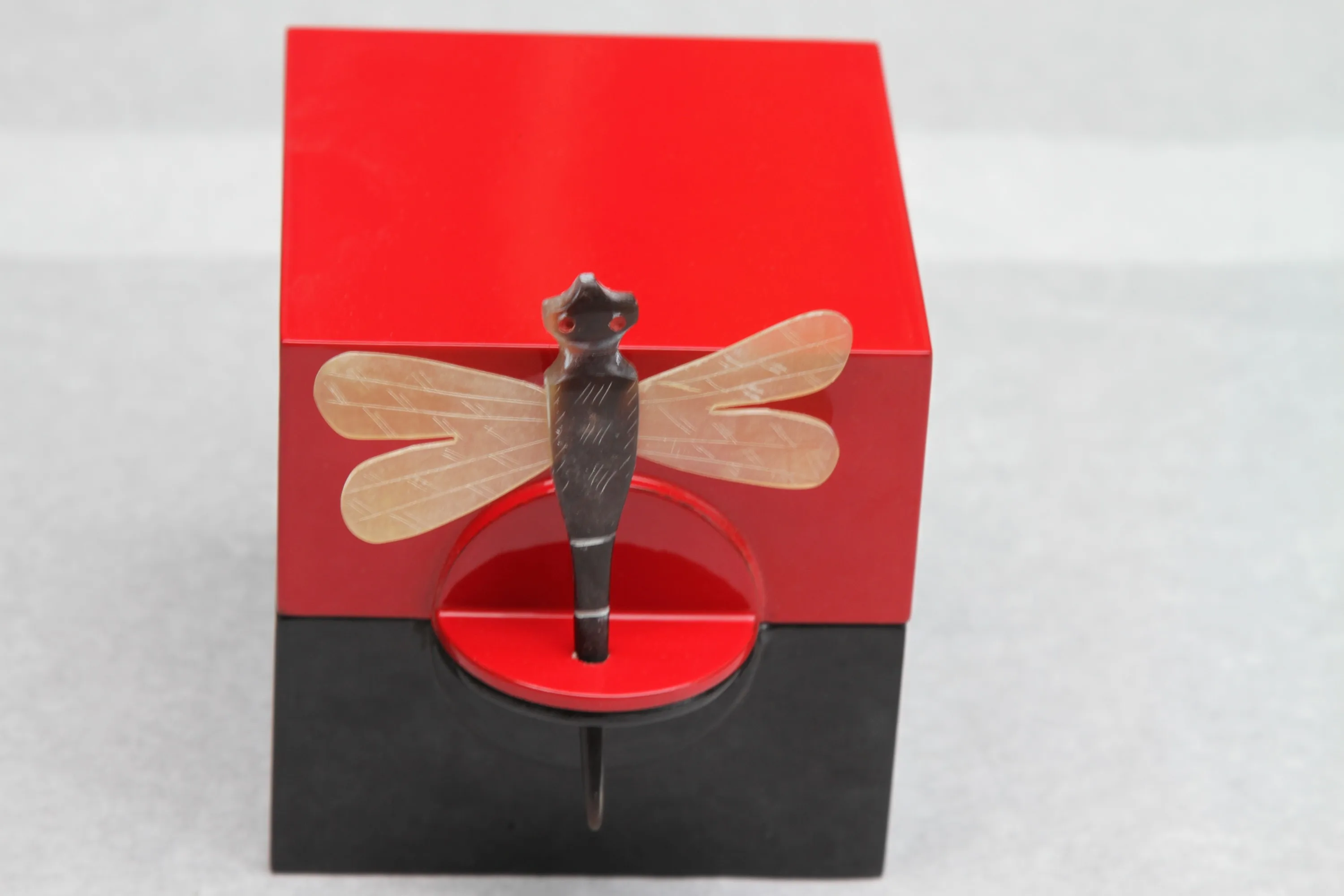 Romantic Velvet Jewelry Necklace White Lacquer Box