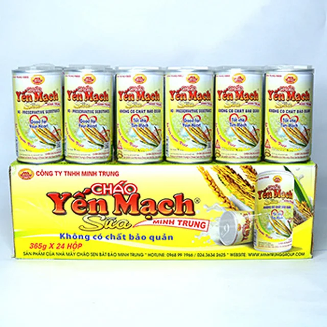 Wholesale Canned food instant Milk Oat Grain Porridge from Minh Trung Vietnam - No preservative