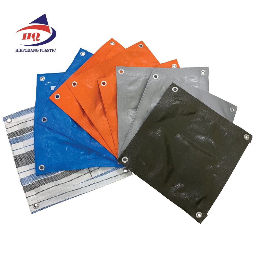 Vietnam factory blue polyethylene tarpaulin / HDPE pe blue tarpaulin for tent awning and canopy fabric