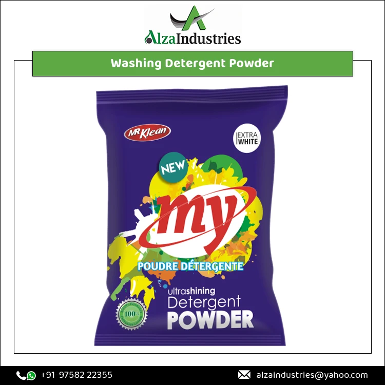 Superb Quality High Foam Formula Ultra Shining Washing Detergent Fragrances Powder for Washing Machines