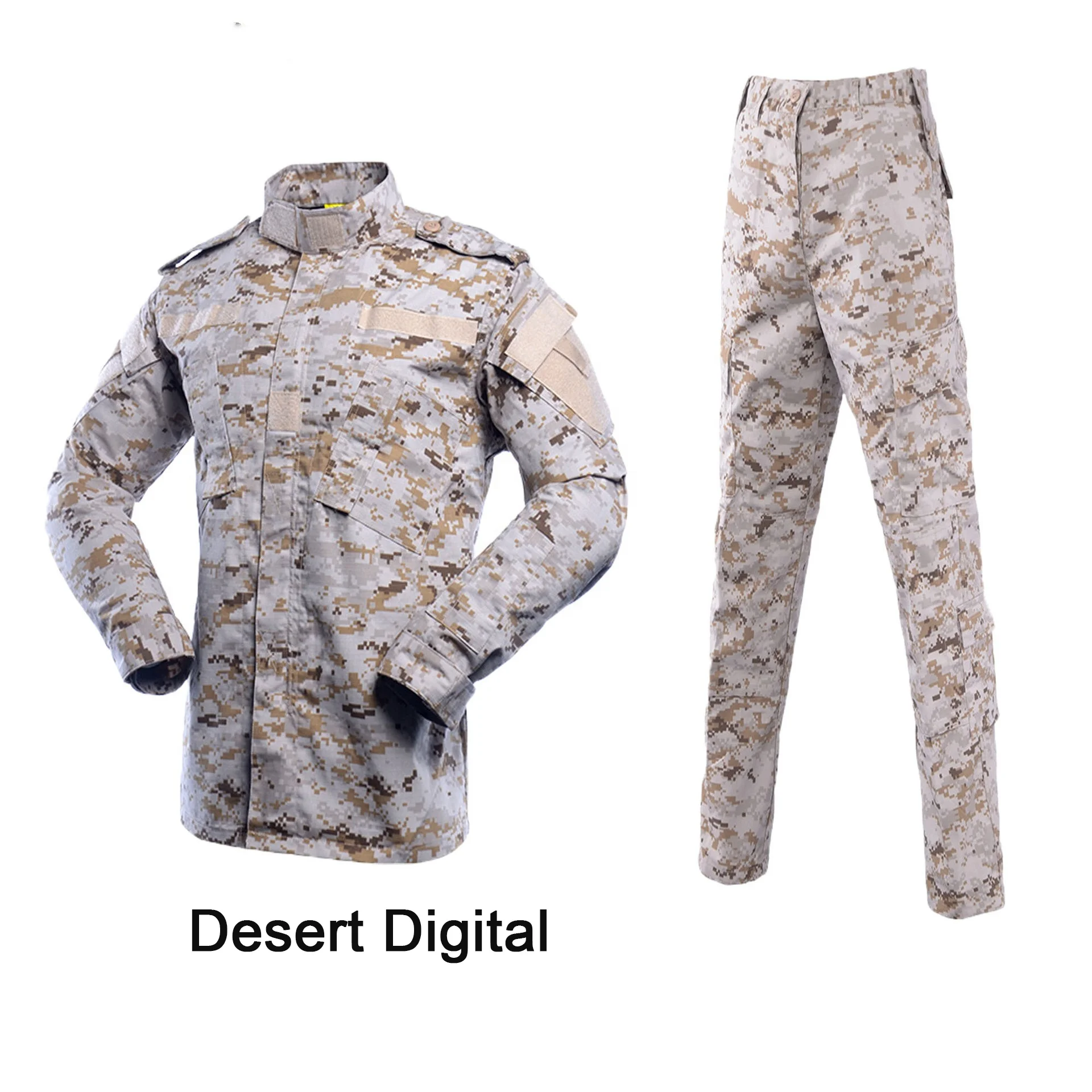 KMS Custom Wholesale Competitive Camouflage Digital Battle Multicolor Breathable Tactical Training ACU Uniform