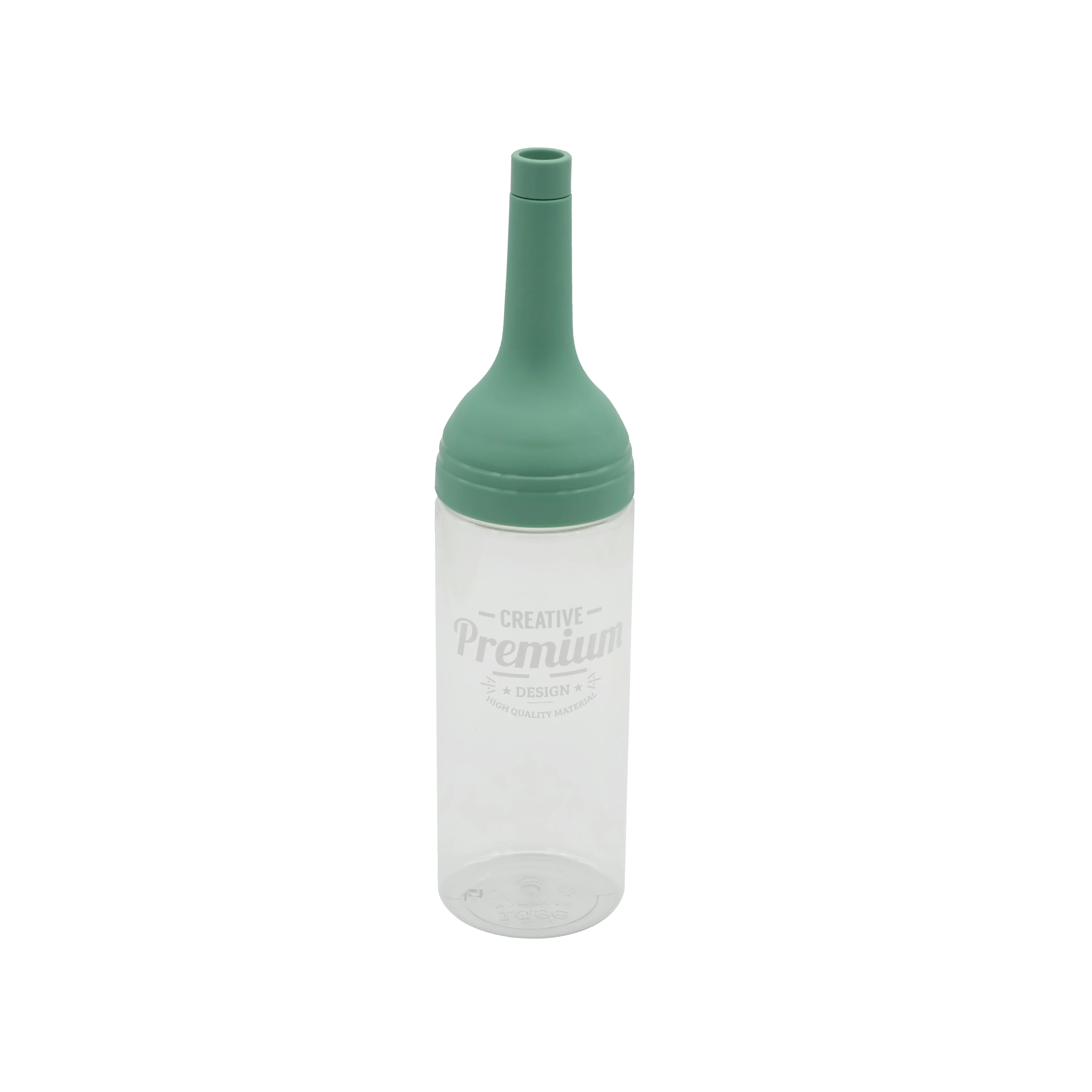 Designed water bottle wine bottle shape water bottle for girls stylish plastic grade food PET from Thailand xmas gift tags