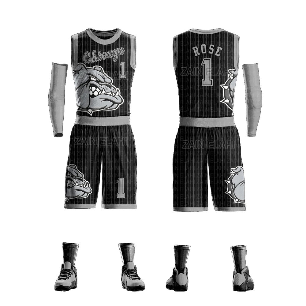2021 Top Quality OEM WHOLESALE Sublimation Printed Basketball Jersey Design Basketball Uniforms