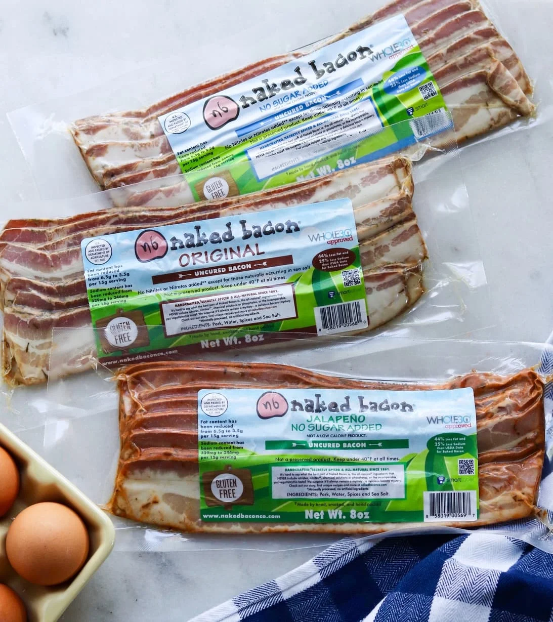 
Affordable Whole30 Approved All Natural Hand Packed Jalapeno Uncured And Smoked Bacon 
