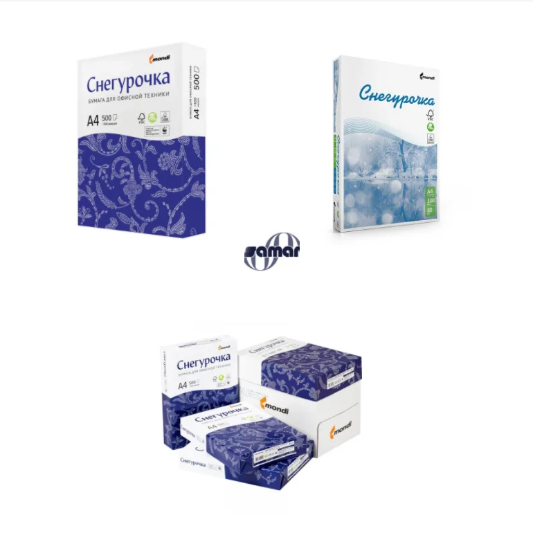 Mondi Office paper Snegurochka A4 Copy Paper, 500 sheets per Ream