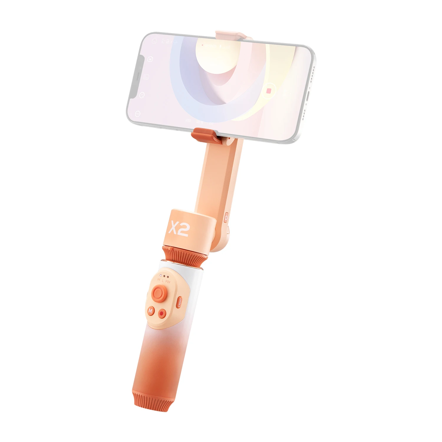 Zhiyun SMOOTH X2 официальный гладкой телефон Gimbal Ручной Стабилизатор 2-осевой смартфон разных цветов с шарнирным соединением для смартфона iPhone 13 PRO подсветкой