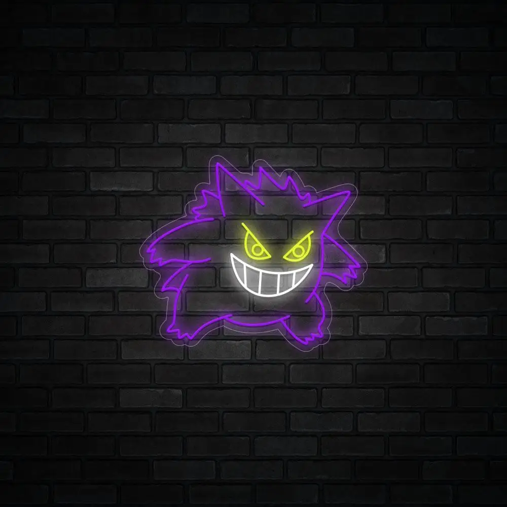 Gengar-светодиодная неоновая вывеска