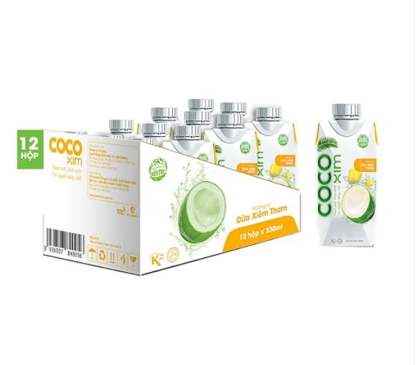 Вьетнам производитель 100% натуральной кокосовой воды со вкусом ананаса