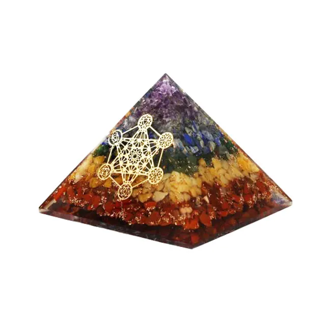 
 Оптовая продажа, оргонит, 7 чакр, многослойный куб Metatron, пирамиды Orgone с зарядом энергии онлайн из Индии  