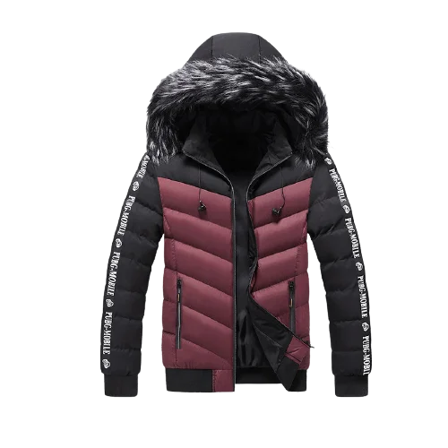 Winter Men Long Outwear Coat Mens Winter Jacket Cotton Padded Puffer Jacket Fashion Outdoor Coat Warm Fur Collar 2021