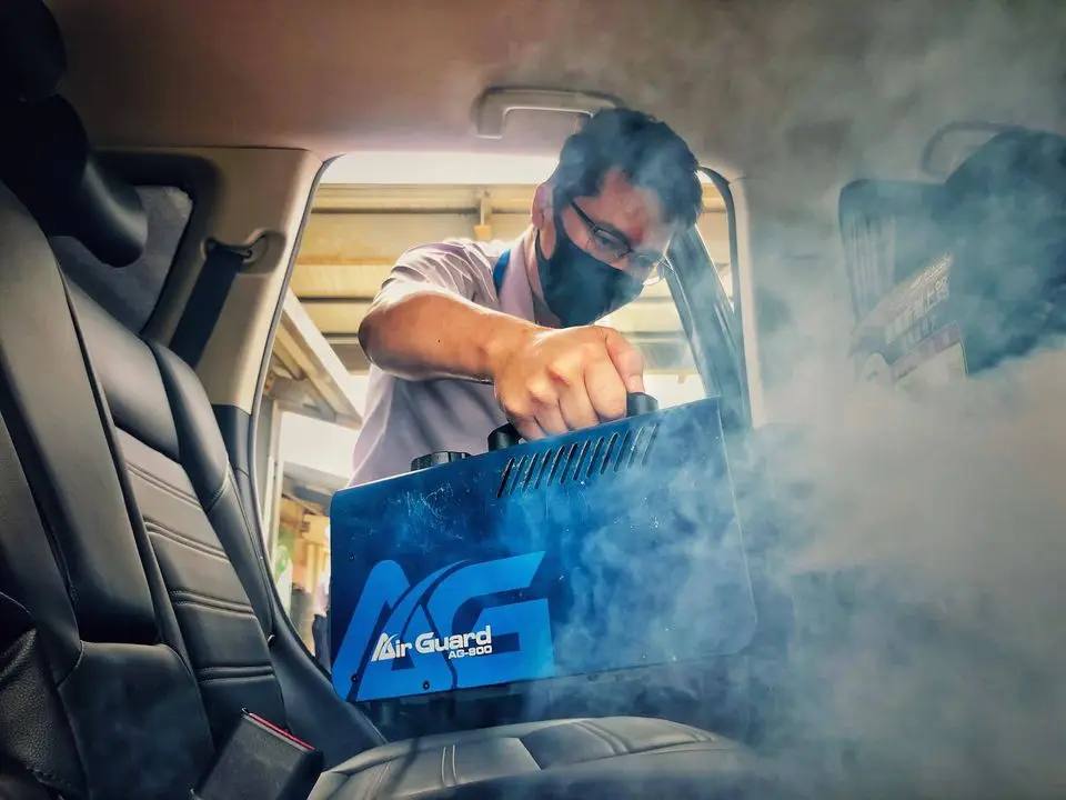 Free Shipping with remote control disinfecting Car air cleaner