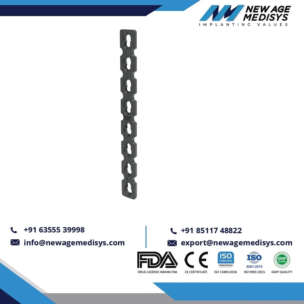 
Great New Design Titanium Manufacture Of Surgical Implants Locking Reconstruction Plate 3.5mm Titan Grey Grade B 