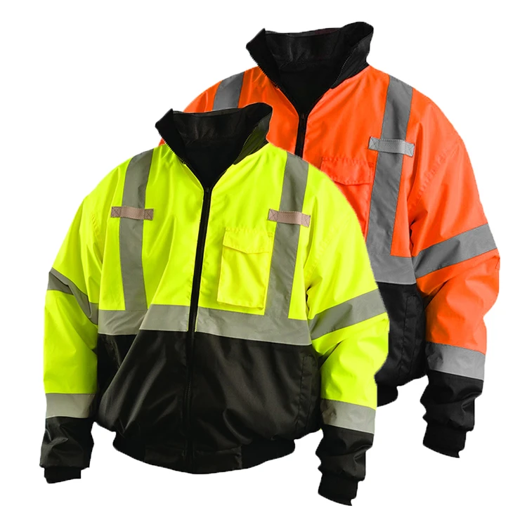High Visibility Reflective Safety Security Vest Safety Clothing Work Reflective Vest Multi Pockets Workwear Safety Waistcoat Men
