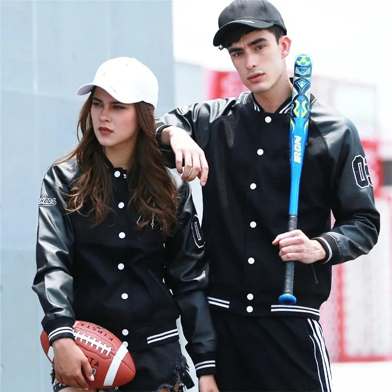 Бейсбольная куртка в стиле хип-хоп для мужчин и женщин Куртка С Вышивкой Букв уличная одежда 2021 модная ветровка оверсайз пар весна-осень