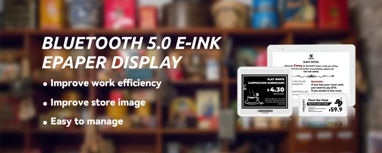 Supermarket Esl Label Esl E Ink  Price Display Shelves Price Tag Electronic Display