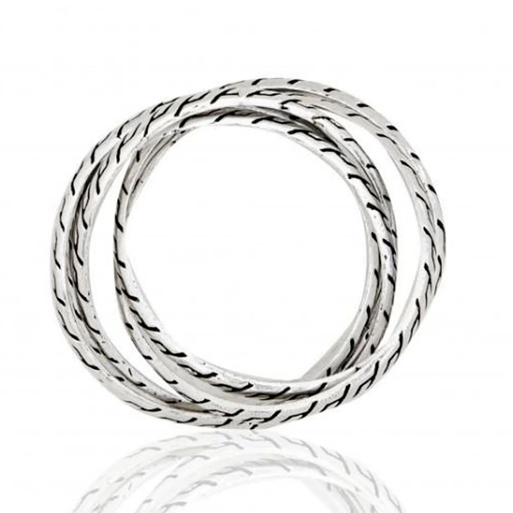 Classic Russian Wedding Band 5 Bands Handmade Ring 925 Sterling Silver Jewelry Wholesale Factory Price