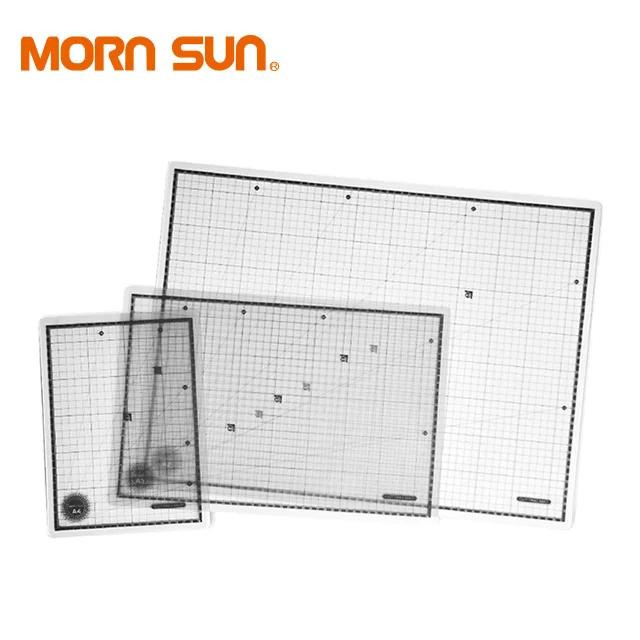 Стабильных поставок a0 a1 a2 a3 a4 b5 3 слоя Нескользящие прозрачные плоттер для использования рисунок светлая коробка самовосстановления коврик