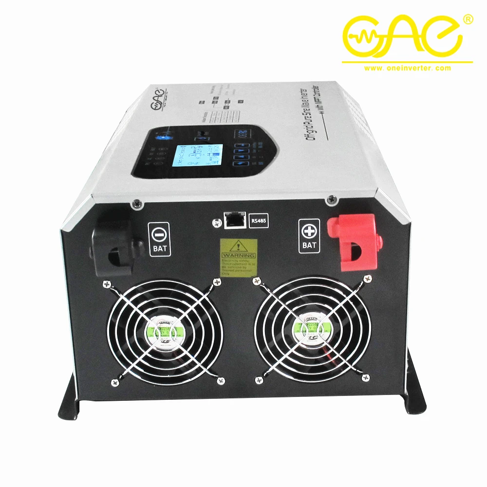 
3000w 5000w 24v 48v 220vac Pure Sine Wave Solar Power Inverter with ac charger and mppt controller 