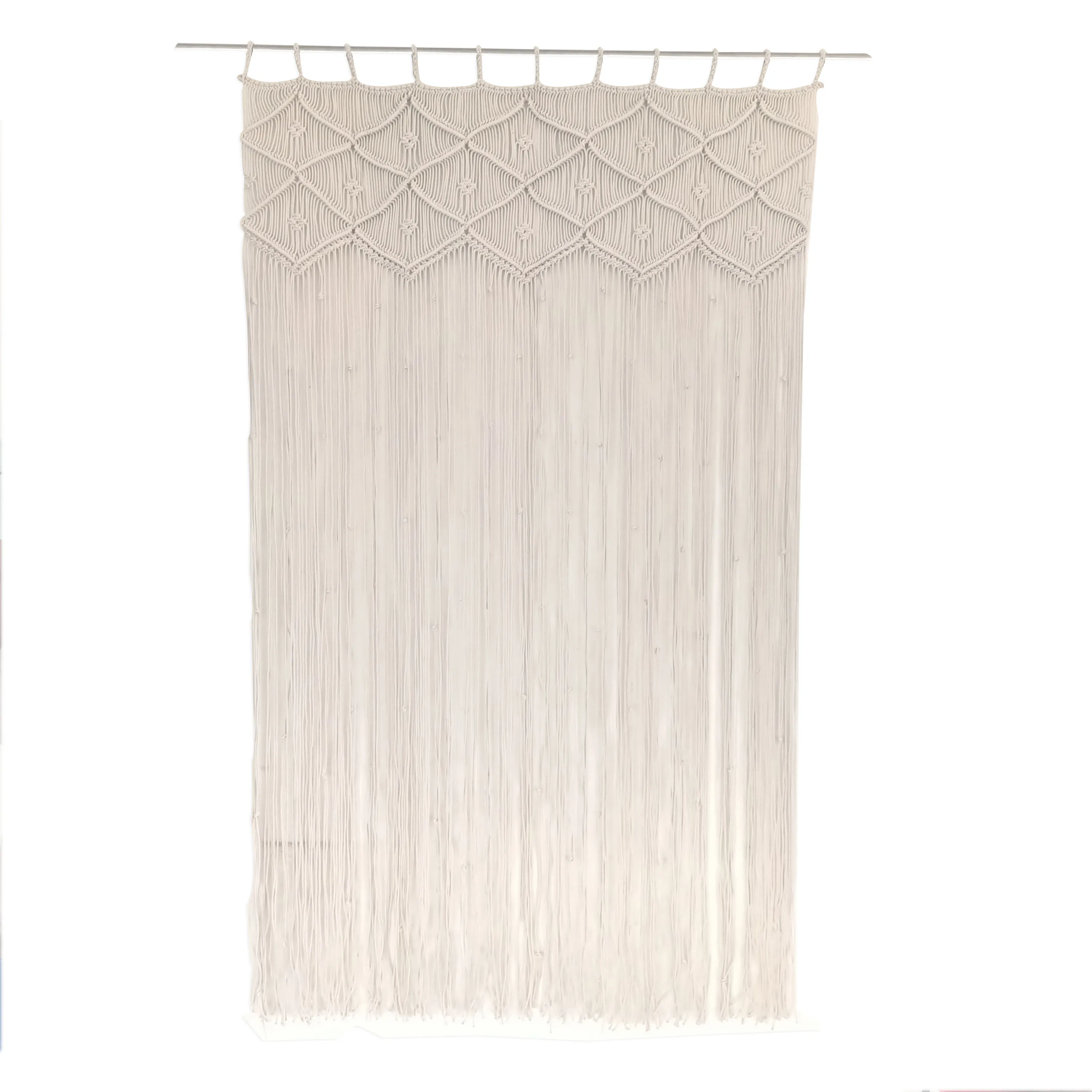 Handmade macrame door curtain