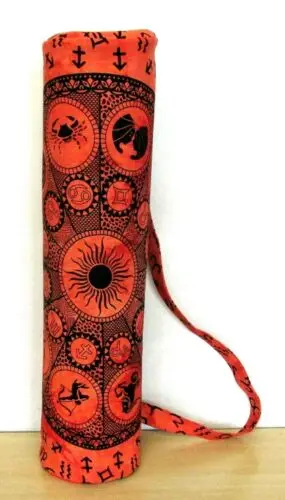 Eco Friendly Organic Cotton Canvas Yoga Mat Bag,Wholesale High Density Custom Logo Yoga