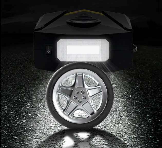  Портативный бесшумный воздушный насос 35 л ЖК-дисплей 12 В 150 фунтов на квадратный дюйм светодиодная подсветка автомобильный компрессор высокого давления для колес