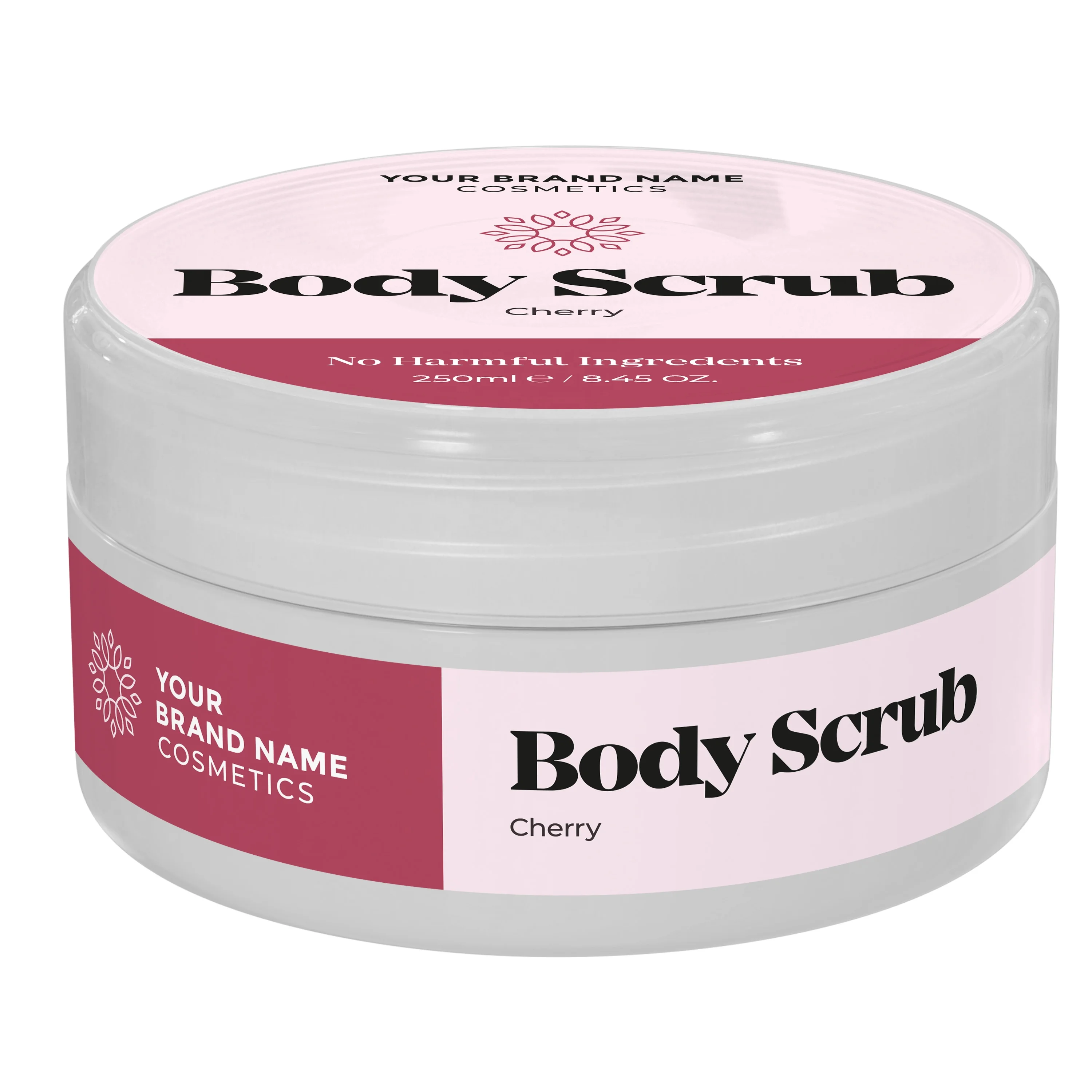 Exfoliating Body Scrub Cherry | Natural Product | Private Label | Wholesale | Bulk | Custom Formula