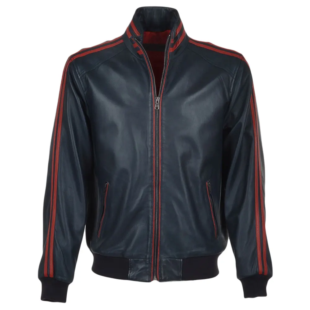 Mens Aviator Coat Shearling skin Genuine Leather Jacket Warm coats winter Fur Jacket