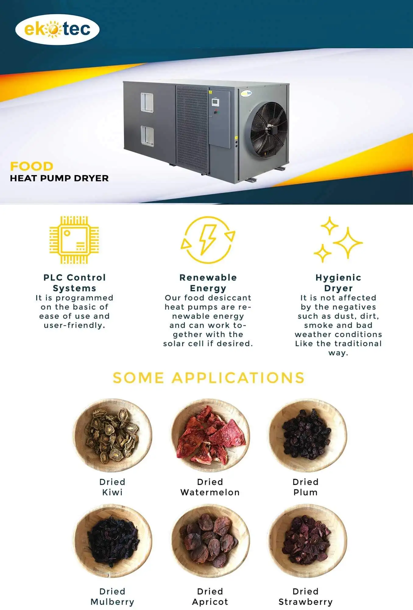  Сушильная машина для фруктов тепловая Сушилка овощей киви персика манго Дегидратор Avacado и