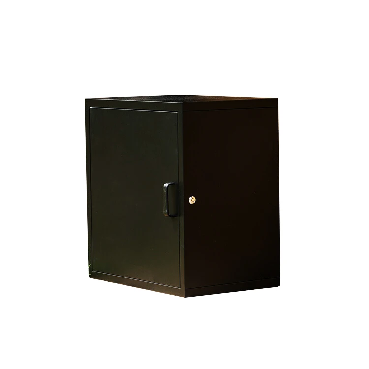 Outdoor Mailbox Residential Modern Lock Post Packaging Postbox Steel Mailbox Cabinet Design Black Parcel Delivery Box