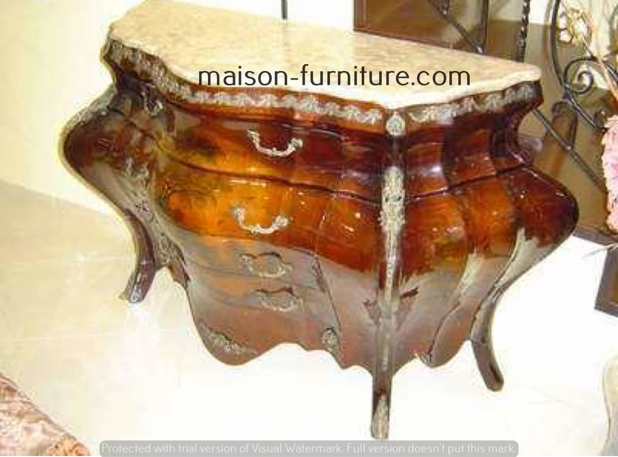 Manufacturers source sell well French bombe commode marquetry antique commode toilet commode Best choice