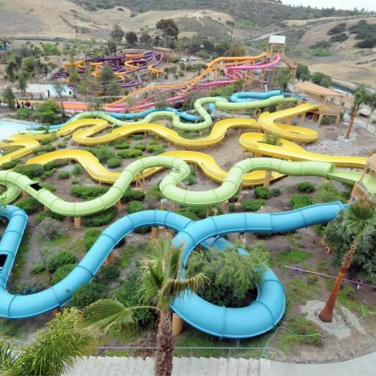 2022 Hot Water Park Equip Playground Slide Set