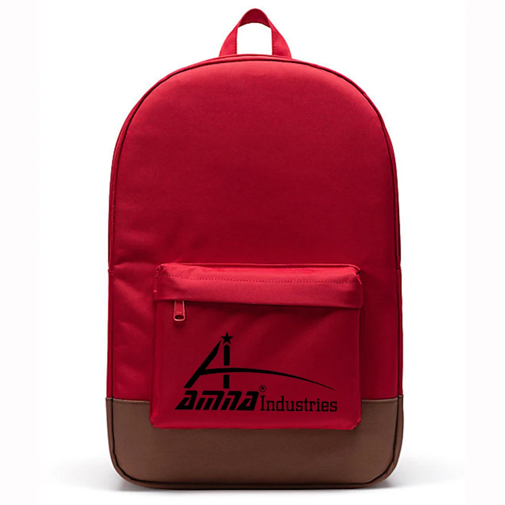 OME Service Corduroy Back Pack Red Color Anti-Theft Pack/Waterproof Bag