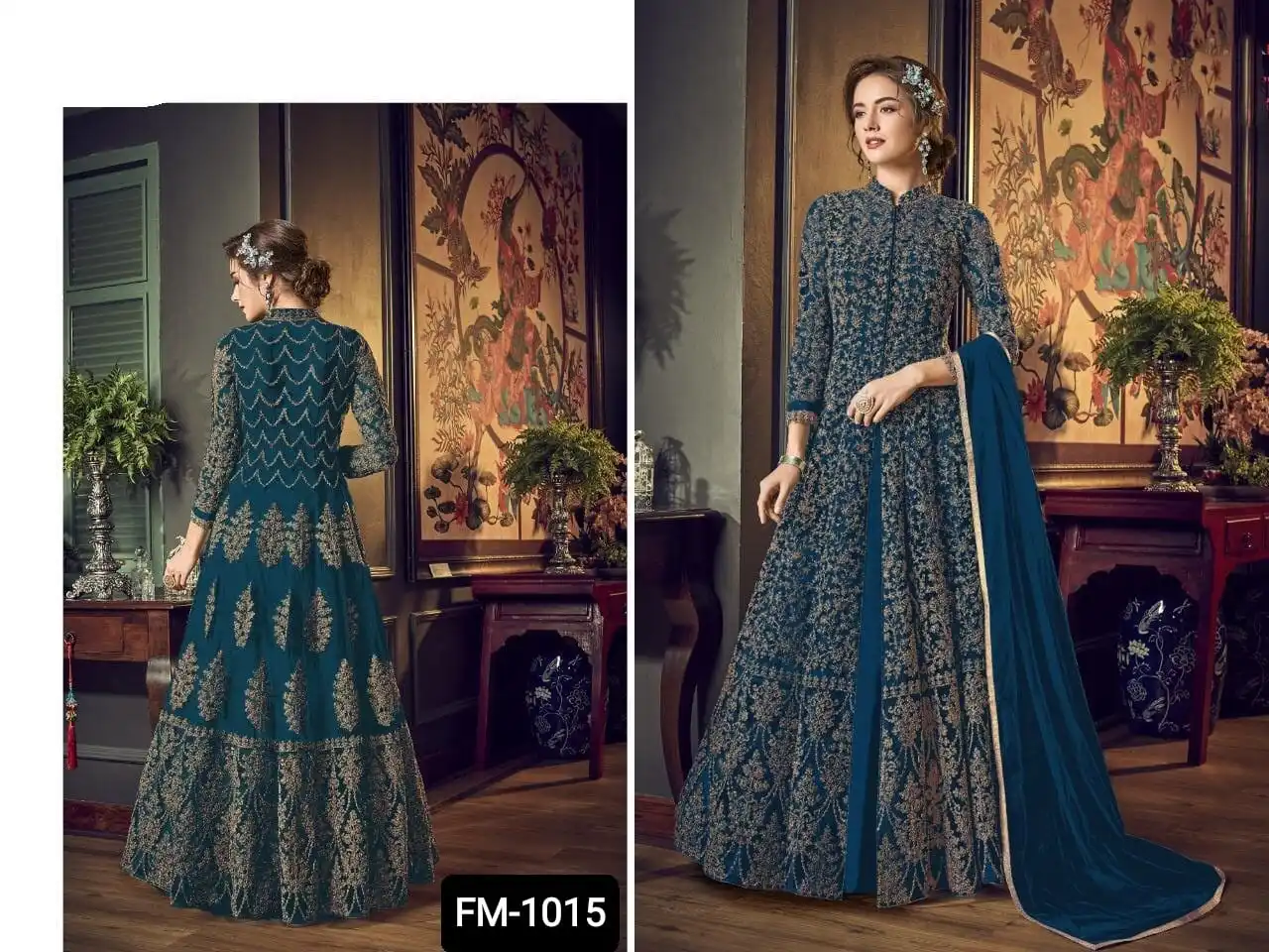 Тяжелый новейший дизайн вышивки для вечеринки стильное длинное платье вечернее в Пакистанском Стиле Анаркали Костюм дам с дупаттой