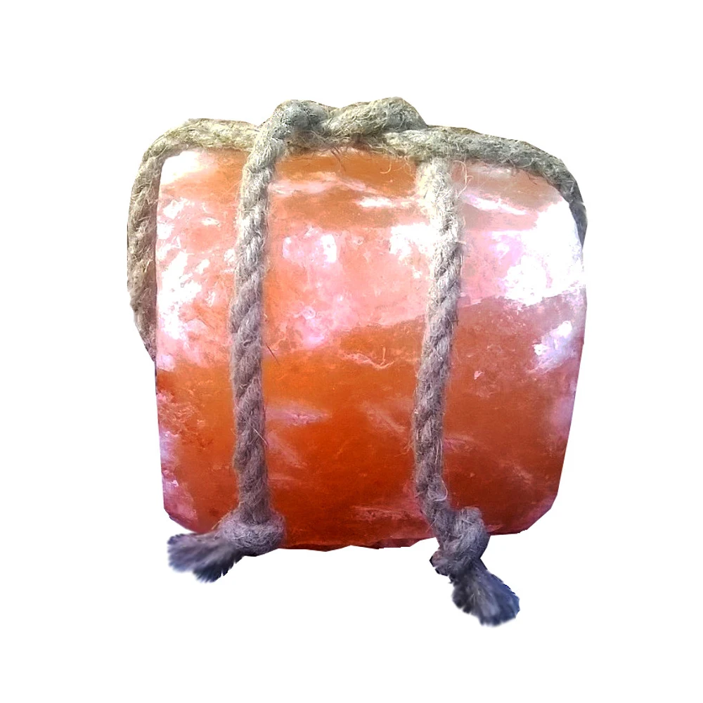 Alfah enterprise, ГИМАЛАЙСКАЯ СОЛЬ, Розовая Соль для корма скота, для корма крупного рогатого скота круглой формы с веревкой