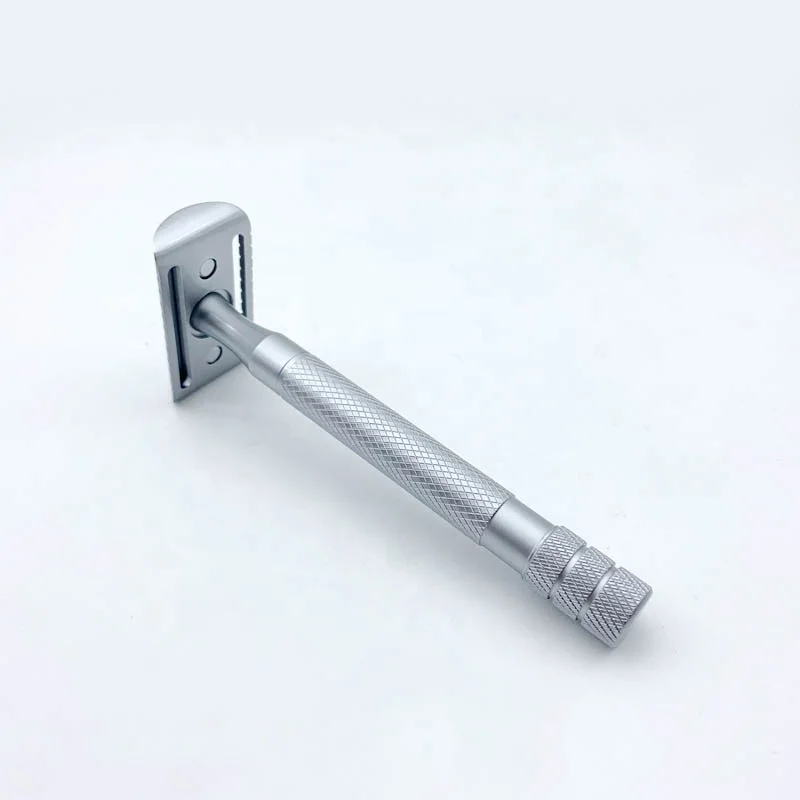 Matte Silver Wet Shaving eco friendly enviroment protect face razors safty razor