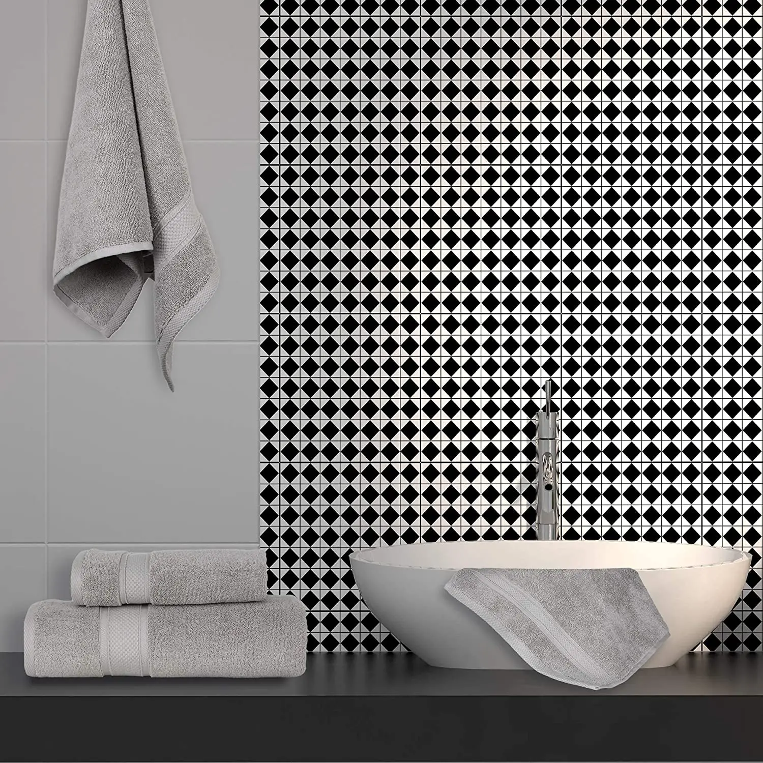 Хлопковые банные полотенца набор из 6 мягких абсорбирующих воздухопроницаемых быстросохнущих серых полотенец для ванной отеля и спа