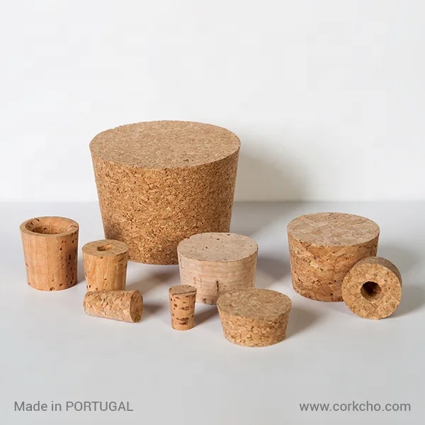 
Tapered Cork Stoppers for Jars, Vials and other 