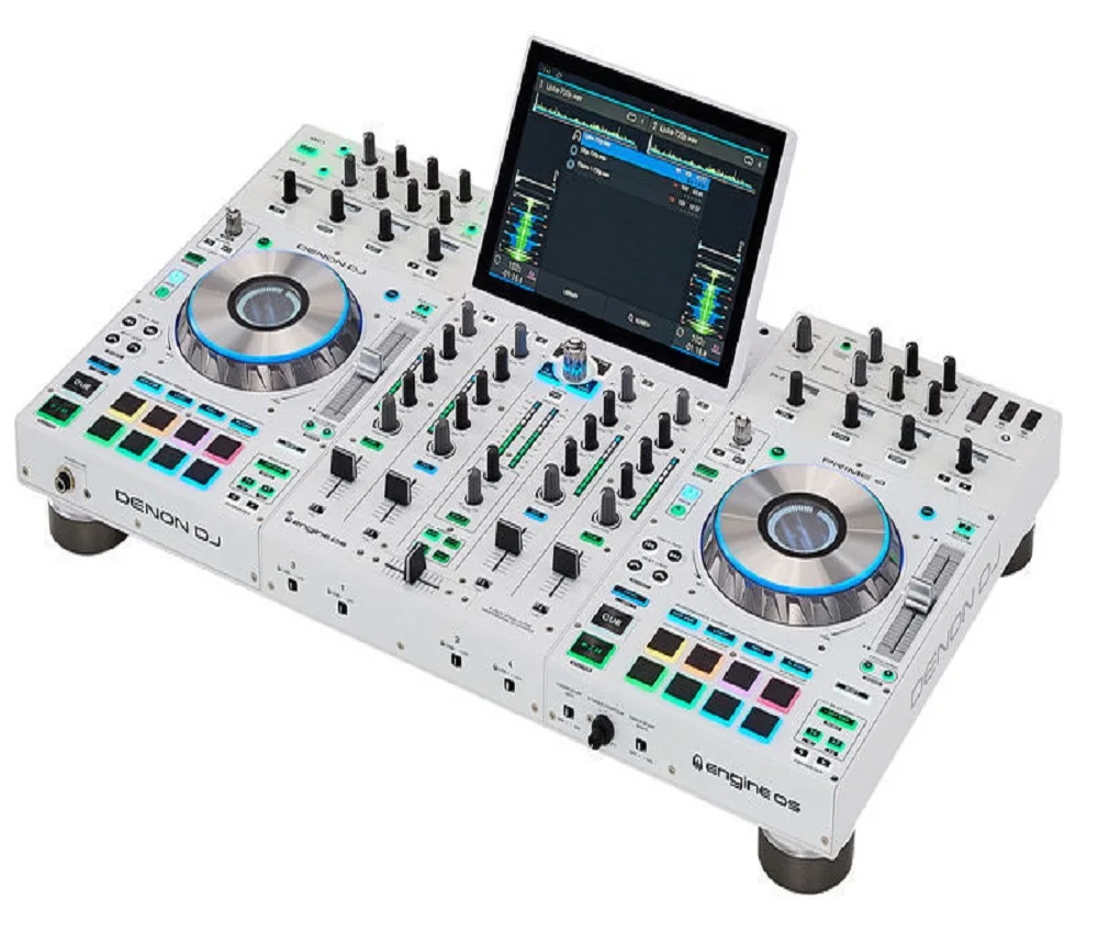 Лидер продаж Denon DJ Prime 4 белый специальный выпуск w/ UDG U 8310 BL